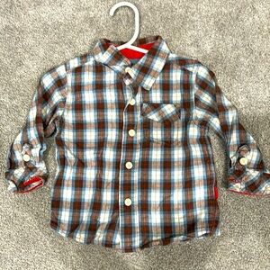 Baby boy 12m flannel